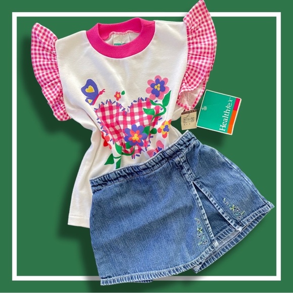 Deadstock HealthTex Flutter Sleeve Tee - 6T - Picture 1 of 2